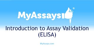 Introduction to Assay Validation ELISA [upl. by Hanae808]