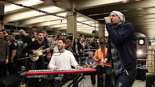 Linkin Park LIVE in Grand Central Station quotWhat Ive Donequot [upl. by Atiuqrehs]