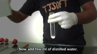 Chloride Identification Test  Anion  Salt Analysis [upl. by Enogitna733]