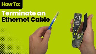 How To Terminate an Unshielded Cat66A RJ45 Plug [upl. by Janerich847]