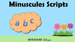 🔡 Apprendre les lettres MINUSCULES SCRIPTS  Alphabet en Français [upl. by Colis]