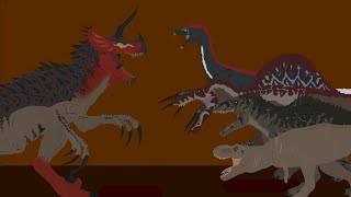 Ultimasaurus Vs Jurassic World Part 2 Animation [upl. by Edelman651]