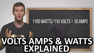 Volts Amps and Watts Explained [upl. by Joses782]