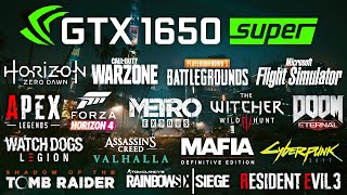 GeForce GTX 1650 SUPER 4GB Test in 25 Games in 2021 Ryzen 5 3600 [upl. by Hurlee]