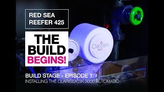 RED SEA REEFER 425 BUILD SERIES  Episode 1  Installing the Clarisea SK 3000 and custom plumbing [upl. by Kuhlman]