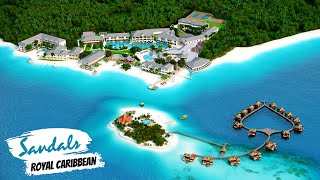 Sandals Royal Caribbean  Full Resort Walkthrough Tour amp Review 4K  All Public Spaces  2021 [upl. by Kramer376]