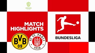 Borussia Dortmund vs FC St Pauli  Highlights  Bundesliga 202425 [upl. by Yruj]