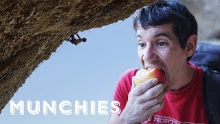 Legendary Rock Climber Alex Honnolds Vegetarian Diet [upl. by Ennovahc409]