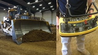 RemoteControlled 900 Horsepower Caterpillar Bulldozer [upl. by Auop3]