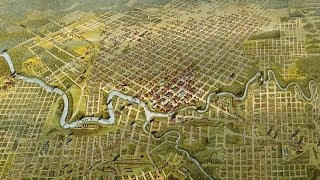 Houston Texas History and Cartograph 1891 [upl. by Airamak]