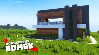 JAK ZBUDOWAĆ ŁADNY NOWOCZESNY DOMEK  MINECRAFT [upl. by Nolana31]