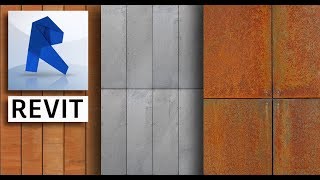 How to Create and Apply a Panel Material in Revit 2025 [upl. by Thebazile843]