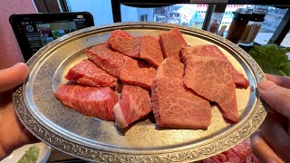 AllYouCanEat Wagyu Buffet in Japan [upl. by Yessac]