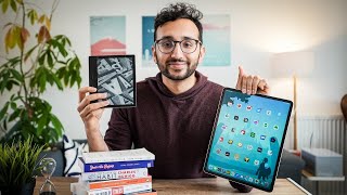 My Favourite Tech for Reading Books  Kindle vs iPad vs Books vs Audiobooks [upl. by Shields]