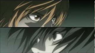 Death Note HD Light and L Tennis Match [upl. by Leeda287]