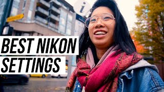 BEST Video Settings To Record Video On ANY Nikon DSLR D5200D5300D5500 FULL Tutorial [upl. by Africah257]