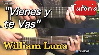 Vienes y te Vas  William Luna GuitarraCharango TutorialCover [upl. by Ardnusal]