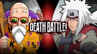 Roshi VS Jiraiya Dragon Ball VS Naruto  DEATH BATTLE [upl. by Eleik495]