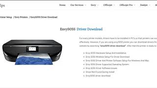 How to Download HP Envy All in One Printer Driver  New 2020 User Guide [upl. by Spiegleman]