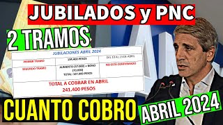 💲241000 📢Cuando COBRO y COMO cobro mi Jubilacion o Pension PNC de ansesFechas de Pago Abril 2024 [upl. by Eseuqcaj]