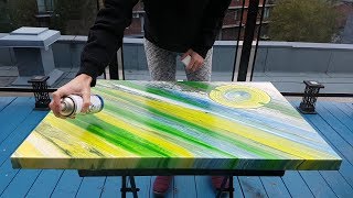 How to Spray Varnish an Acrylic Painting [upl. by Ennahgem]