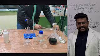 Class 12 Chemistry Practical  Volumetric titration of unknown KMnO4 with Mohr Salt [upl. by Staffan]