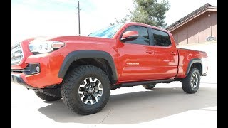 2017 Tacoma Tire Upgrade 26575R16 BFG KO2s [upl. by Sipple]