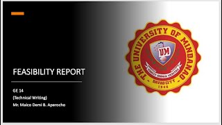 Feasibility Report [upl. by Pallas]