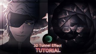 3D Tunnel Effect Tutorial  Alight motion Preset [upl. by Ettenom476]