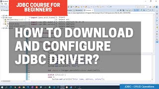 2 How to download and configure MySQL JDBC driver in Eclipse [upl. by Tymothy]