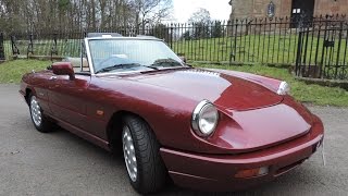 1990 Alfa Romeo Spider Review [upl. by Mareah513]