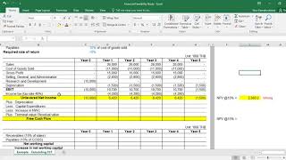 Financial Feasibility Calculation Part 1 [upl. by Olga]