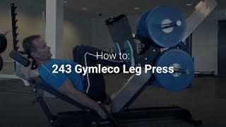 HOW TO USE GYM MACHINES Leg Press machine [upl. by Amluz529]