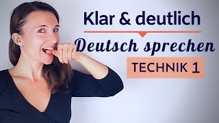 1 KLAR UND DEUTLICH SPRECHEN  Richtig Deutsch sprechen  Aussprache Übungen  Sprechtraining [upl. by Nohsad]