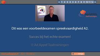 Spreekvaardigheid A2  Oefenexamen 6  20212024 [upl. by Adnawad]