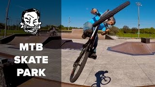 Mountain Biking at a Skatepark [upl. by Hastings528]