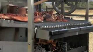 Steven Raichlen grills Lobster on Primal Grill [upl. by Heti]