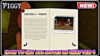 How To Find ALL PAGES in PIGGY BOOK 1 Chapter 4  Forest  FULL GUIDE  TUTORIAL  Roblox [upl. by Jody]