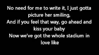 Best Love Song  TPain ft Chris Brown Lyrics [upl. by Haimorej481]