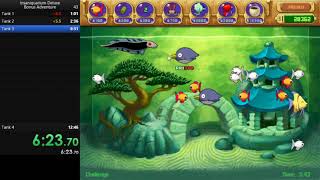 World Record 1235 Insaniquarium Challenge Mode Speedrun [upl. by Sanborne]