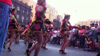 Niñas bailando caporales peruano 2016 [upl. by Antonie]