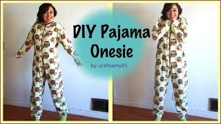 DIY Pajama Onesie [upl. by Haizek]