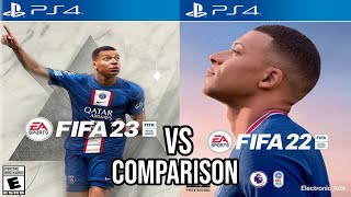 FIFA 23 Vs FIFA 22 PS4 [upl. by Broddie]