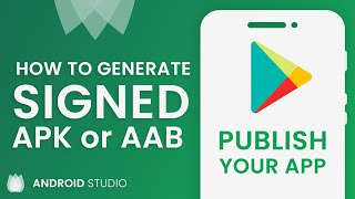 How to Generate Signed App Bundle or Apk file to Upload your app  Android studio Tutorial [upl. by Wheelwright]