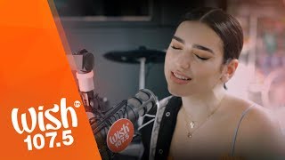 Dua Lipa sings quotLost In Your Lightquot LIVE on Wish 1075 Bus [upl. by Tatianna]