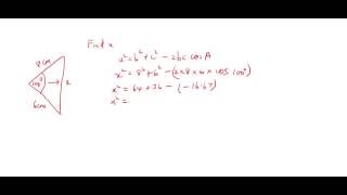 CSEC Maths  Sine Rule and Cosine Rule [upl. by Amorette]