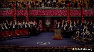 Nobel Prize Award Ceremony 2013 [upl. by Cutter]