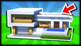 COMMENT CONSTRUIRE UNE MAISON MODERNE  🏠🏠 Tuto Build Minecraft [upl. by Aredna]