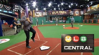 Rays Outfield Home Run Derby in Studio 42 [upl. by Eilama126]