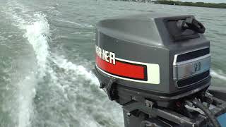 Mariner 25HP Shortshaft Tiller Outboard Motor [upl. by Kcirdneh542]